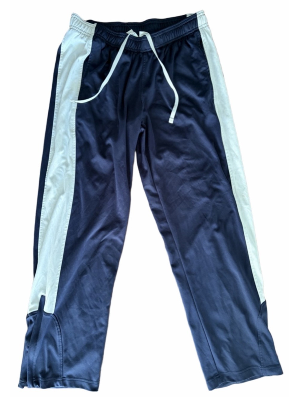 Men's Team 365 Navy & White Sweatpants & Joggers L